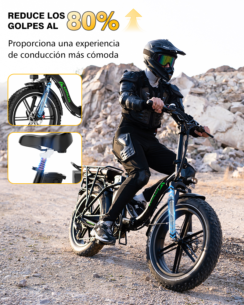 bici todo terreno Bicicleta eléctrica Koolux BK6S PRO 250W 2 BATERÍAS 48V 11,7Ah