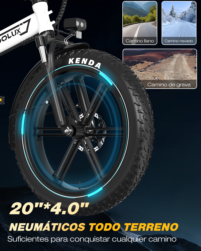 ruedas de Bicicleta Eléctrica Koolux X11 250w Dos baterías 48v