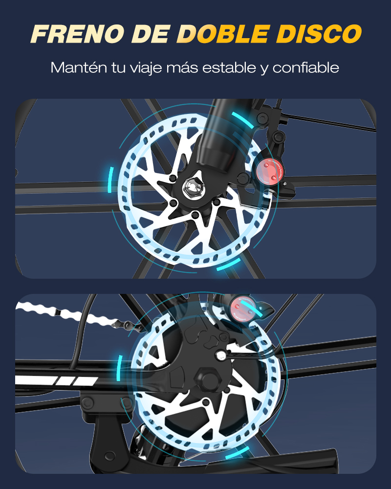 frenos de Bicicleta Eléctrica Koolux X11 250w Dos baterías 48v