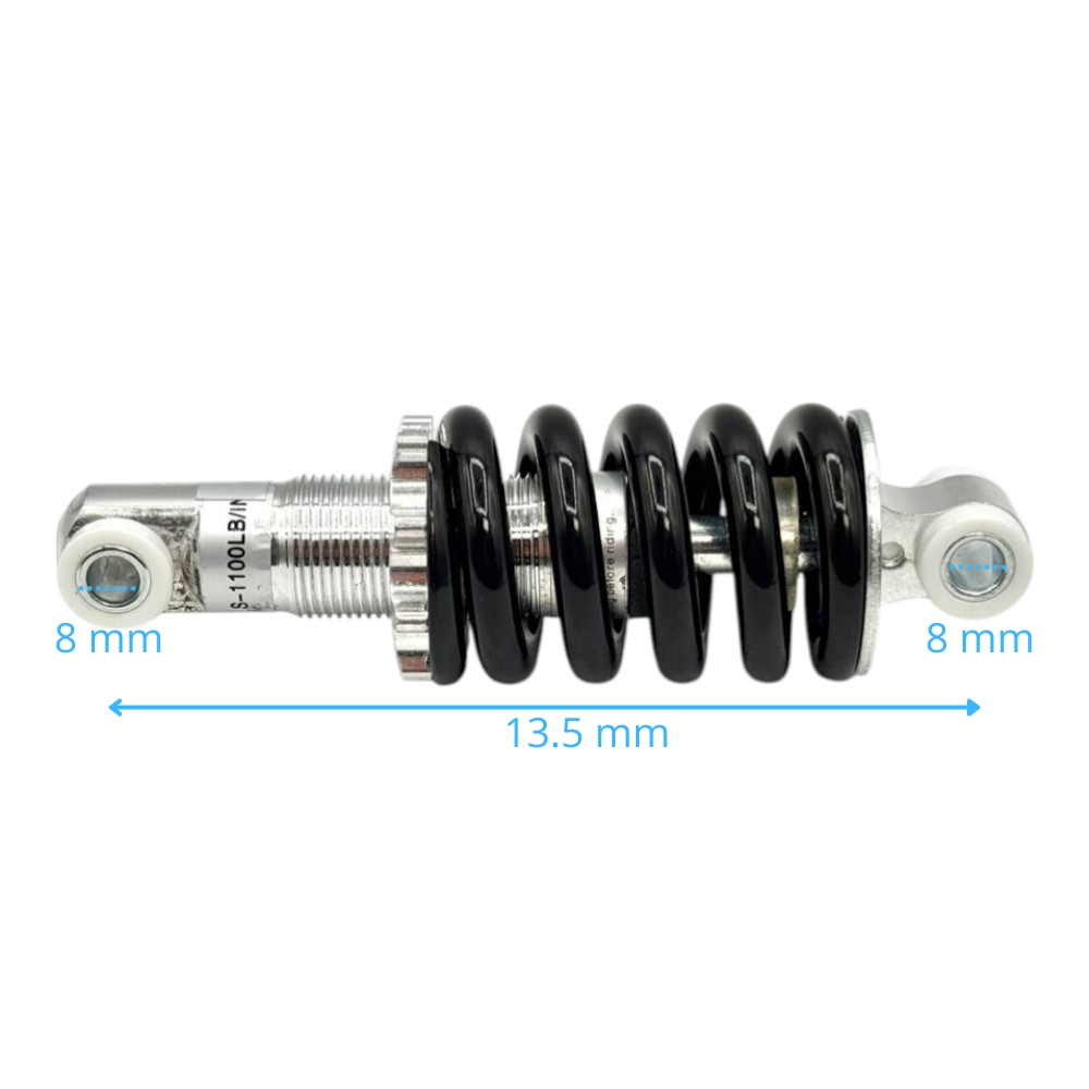 Amortiguador de muelle 13,5cm Warrior 12” y 14”
