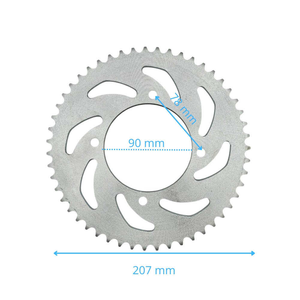 PLATO CADENA 420-51T 90mm R50K