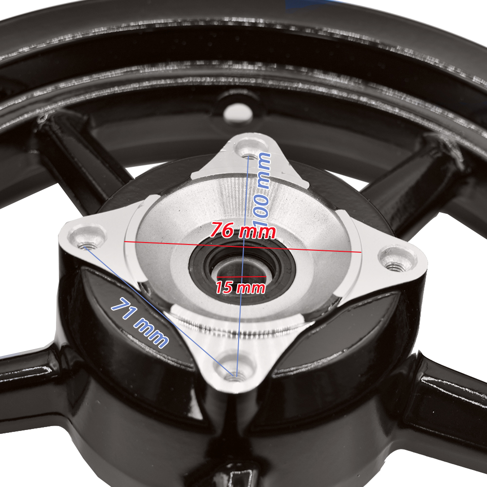 Llantas pitbike supermotard 12" 5 radios