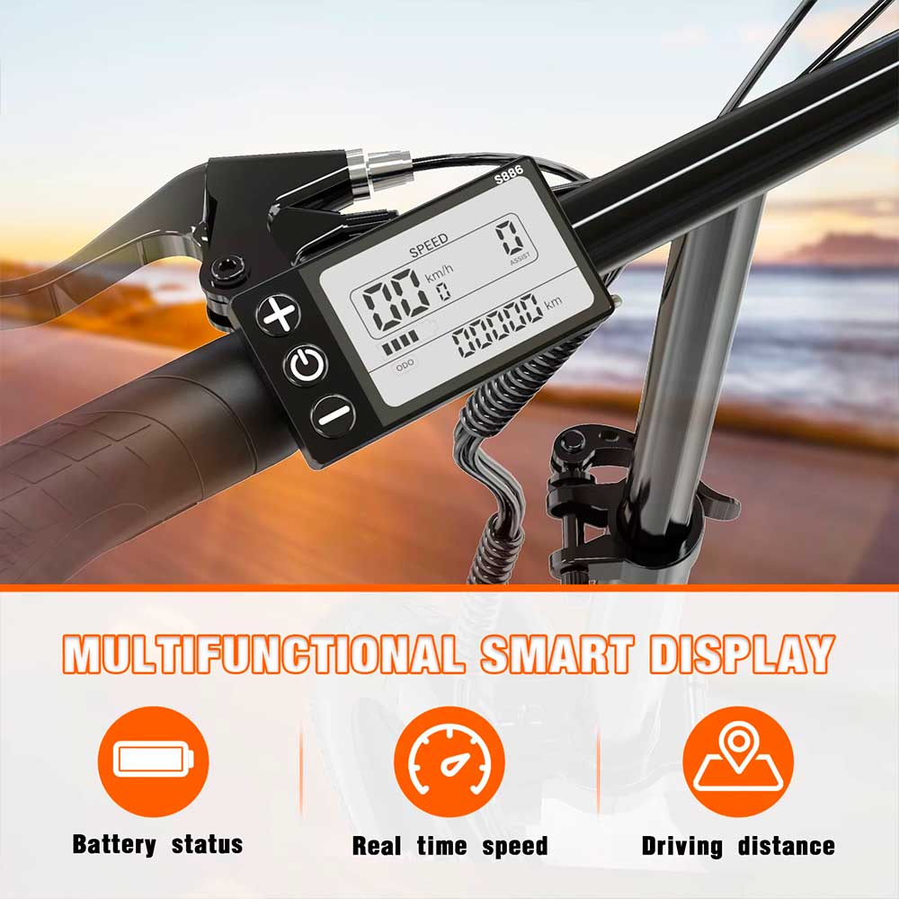 pantalla Bicicleta eléctrica plegable KOOLUX BK5S 250W 36V 10.4Ah