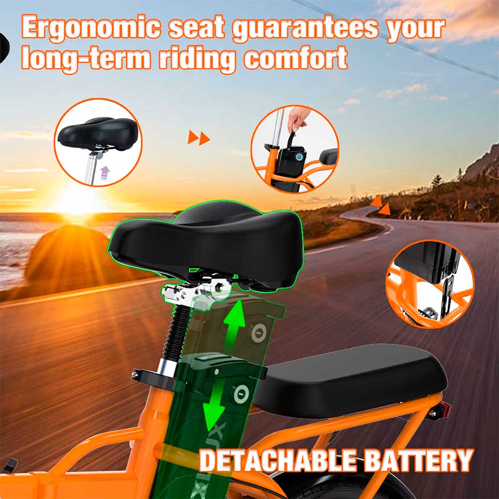 batería Bicicleta eléctrica plegable KOOLUX BK5S 250W 36V 10.4Ah