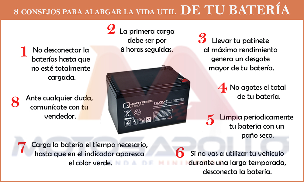8 Consejos para darle mayor tiempo de vida a tu batería