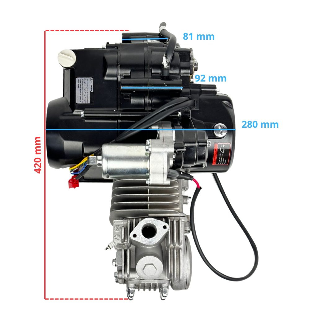 motor 125cc quad atv automático