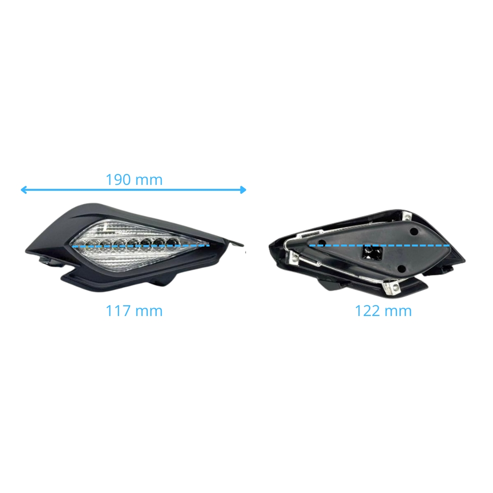 Faro decorativo para miniquad Ratte 49cc