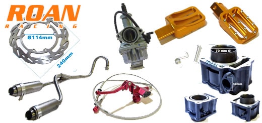 Recambios y repuestos para Pit Bike