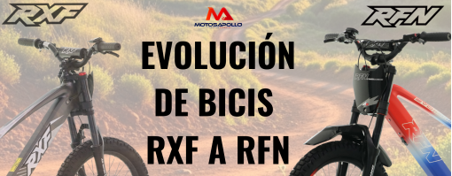 De las bicis RXF a la RFN: La Evolución Eléctrica de Motos Apollo